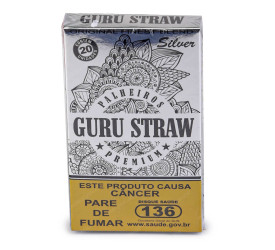 Palheiro Guru Straw Silver - Maço com 20